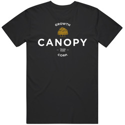 Canopy Growth Corp Logo Canada Cannabis Stocks Retro T Shirt