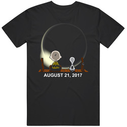Solar Eclipse 2017 Xl Black Retro T Shirt