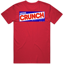 Nestle Crunch Chocolate Bar  Gift Idea Distressed Retro T Shirt