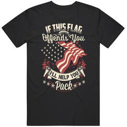 If This Flag Offends You Retro T Shirt