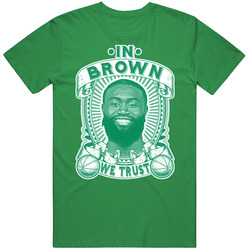 In Jaylen Brown We Trust Retro T Shirt
