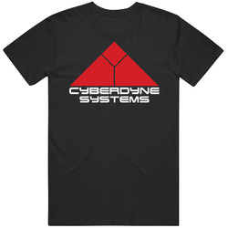 Cyberdyne Systems Terminator Skynet Mens Black Retro T Shirt