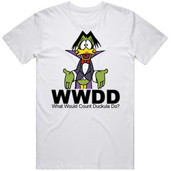 Count Duckula Cartoon Retro T Shirt