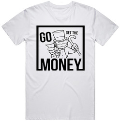 Young Monopoly Man Dolph Go Get The Money Retro T Shirt
