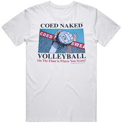 Coed Naked Volleyball Retro Vintage Christmas Gift Retro T Shirt