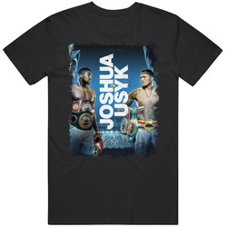 Anthony Joshua Vs Oleksandr Usyk Distressed Fight Retro T Shirt