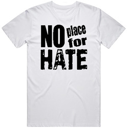 L.e.t.s No Place For Hate Retro T Shirt