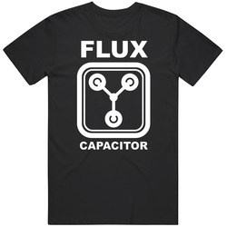 Back To The Future Flux Capacitor Delorean Retro T Shirt