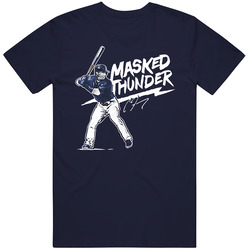 Clint Frazier Masked Thunder New York Baseball Retro T Shirt