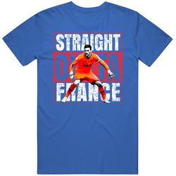 Hugo Lloris Straight Outta Team France Euro European Cup Soccer Football Retro T Shirt