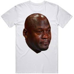 Michael Jordan Meme Face Funny Basketball Retro T Shirt