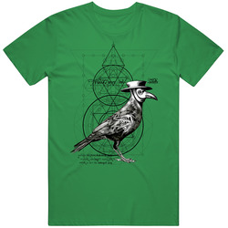 The Plague Raven Retro T Shirt