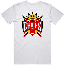 Kansas City Chiefs And Sacramento Kings Mash-up Sports Logo Retro T Shirt