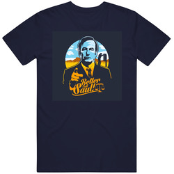 Better Call Saul Goodman Breaking Bad Awesome Graphic Shirt Blue NEW!! Retro T Shirt
