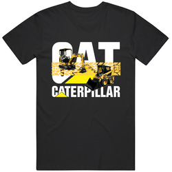 Caterpillar Bulldozer Vintage Black, Navy Blue And Other Color T-shirt Size Xs To 6xl For Men's And Retro T Shirt