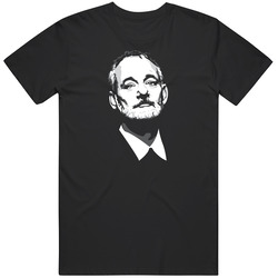 Bill Fuc*ing Murray Mens Black Retro T Shirt