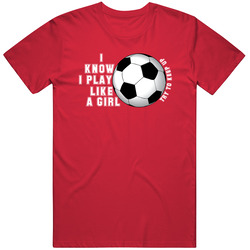 I Know I Play Like A Girl..try To Keep Up! Retro T Shirt