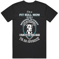 Im A Pit Bull Mom Retro T Shirt