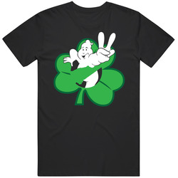 Ghostbusters St Patrick's Day Shamrock Retro T Shirt