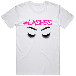 Lashes Pink #lashes Retro T Shirt