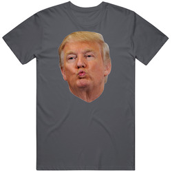 Funny Donald Trump Kissing Face Joke Gift Retro T Shirt