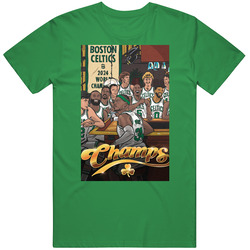 Celtics 2024 World Champions All Ring Getters Retro T Shirt