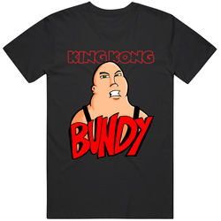 King Kong Bundy Wrestler Wrestling Wrestle Mania Cage Match Retro T Shirt