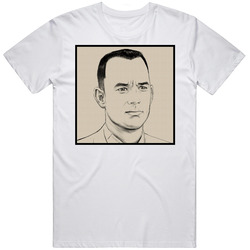 Forrest Gump Sketch Concept Retro T Shirt