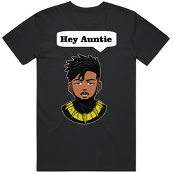 Killmonger Hey Auntie Black Panther Movie Retro T Shirt
