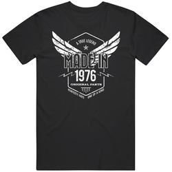 1976 Made In Wing Retro T Shirt