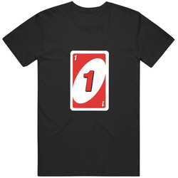 Uno One Card Retro T Shirt
