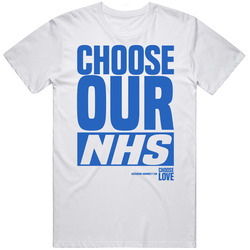 Choose Our Nhs Katharine Harnmett Charity Retro T Shirt