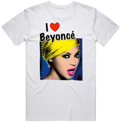 I Love B Retro T Shirt