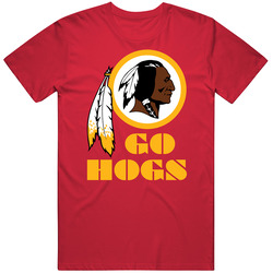 Washington Redskin Go Hogs Nfl Football Team Retro T Shirt