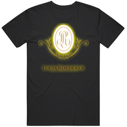Cristal Champagne Logo Louis Roede Retro T Shirt