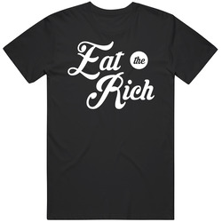 Eat The Rich 2020 Script Retro T Shirt