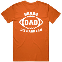 Chicago Bears Dad Football Fan Fathers Day Gift Sports Retro T Shirt