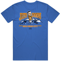 Justin Simmons Mile High City Denver Broncos Football Retro T Shirt
