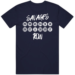 Savages Row New York Baseball Yankees Fan Gift Retro T Shirt