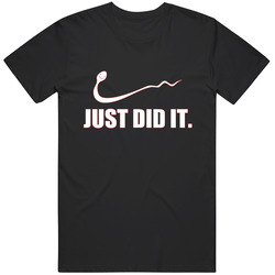 Shia Labeouf  Just Did It Do It Parody Funny Sperm Party Retro Classic T Shirt