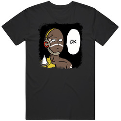 Overwatch One Punch Man Parody Doomfist Saitama Crossover Retro Classic T Shirt