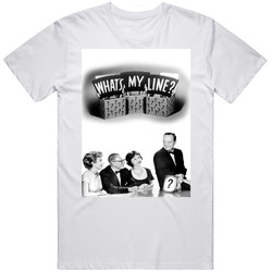 What's My Line Nostalgic 50s Tv Show Fan Gift Idea Retro Classic T Shirt