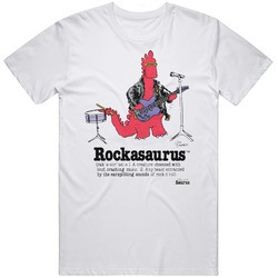 Rockasaurus 80s 90s Retro Vintage Dino Gift Retro Classic T Shirt