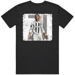 Cristiano Ronaldo Juventus Grunge Retro Classic T Shirt