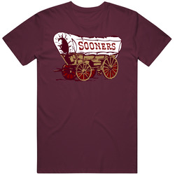 Oklahoma Sooners Sooners Wagon Football Fan Retro Classic T Shirt