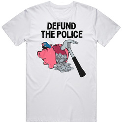 Defund The Police Break The Piggy Bank Protest Retro Classic T Shirt
