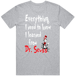 Everything I Need To Know I Learned From Quote Retro Classic T Shirt
