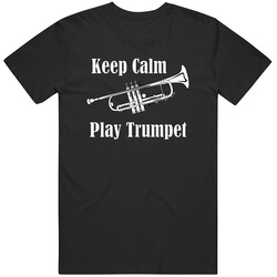Keep Calm Play Trumpet V.1 Retro Classic T Shirt