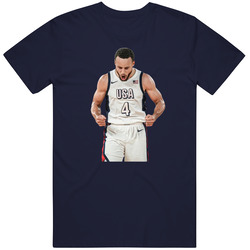 Curry Team Usa Retro Classic T Shirt