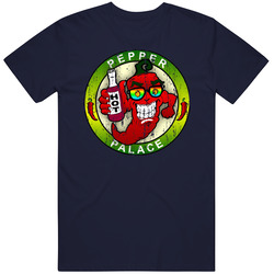 Pepper Palace Logo Cool Food Gift Distressed Retro Classic T Shirt